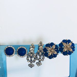 Vintage Dressy Clip On Earrings